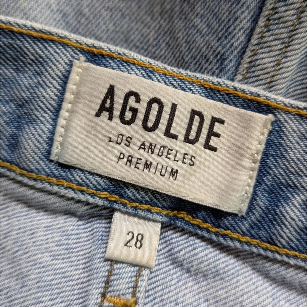 AGOLDE Parker Vintage Cut Off Jean Short High Waist Women's Sz 28 Swapmeet